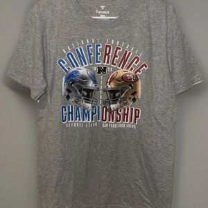 Fanatics NFL Detroit Lions - SF 49ers 2023 NFC Championship T-Shirt Sz M NWT